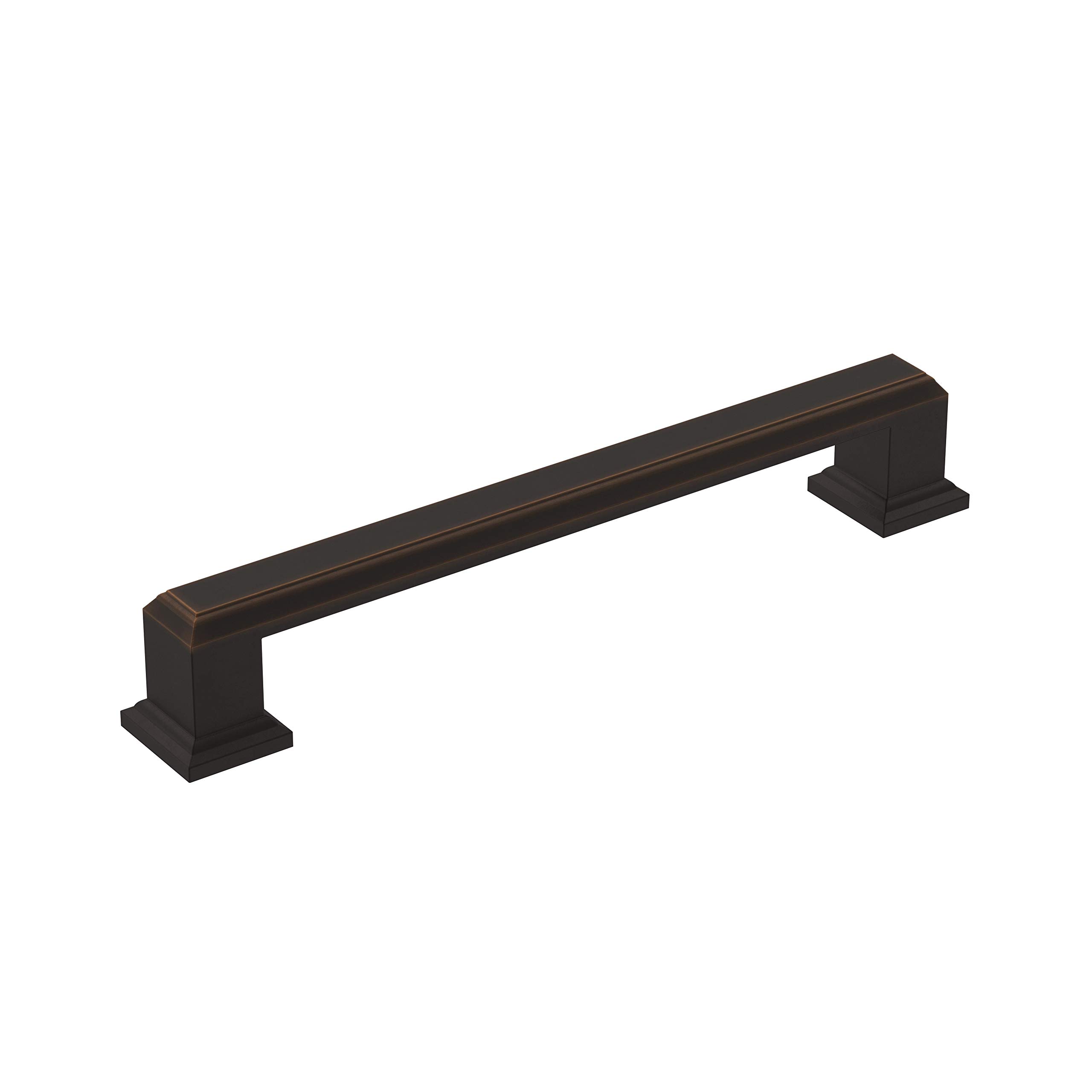 Amerock Oil Rubbed Bronze Cabinet Pull - 5-1/16 inch (128mm) Center-to-Center Drawer Handle - 1 Pack Zinc Alloy Hardware for Kitchen Cabinets, Dressers & Bathroom Vanities
