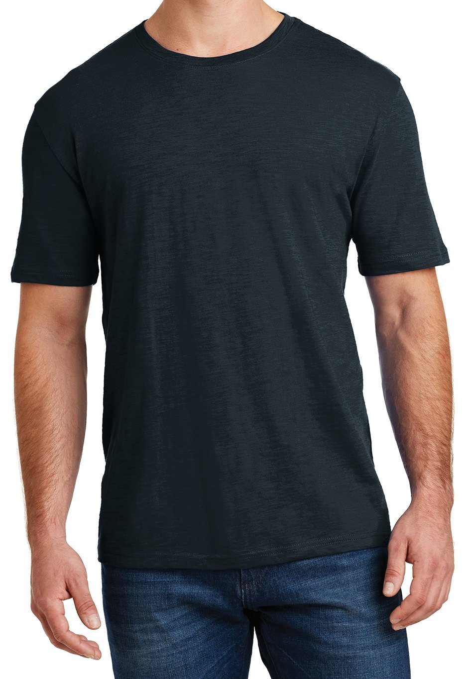 Men's Super Slub Crew Neck T-Shirt - Soft Cotton Casual Tee for Everyday Wear | Perfect for Streetwear, Lounge & Outfits