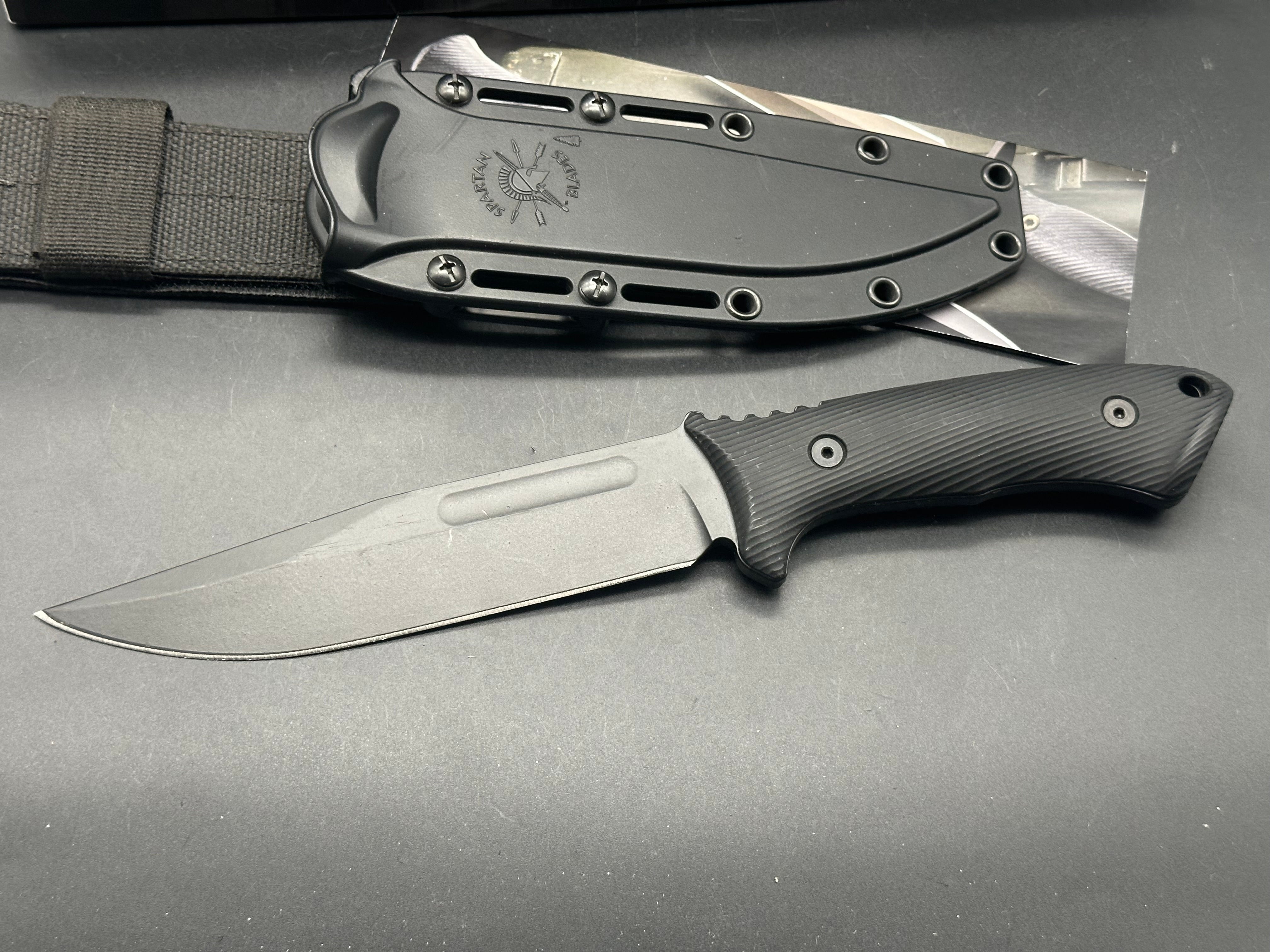 Spartan Blades Harsey Fighter Fixed Blade Knife - 6.1