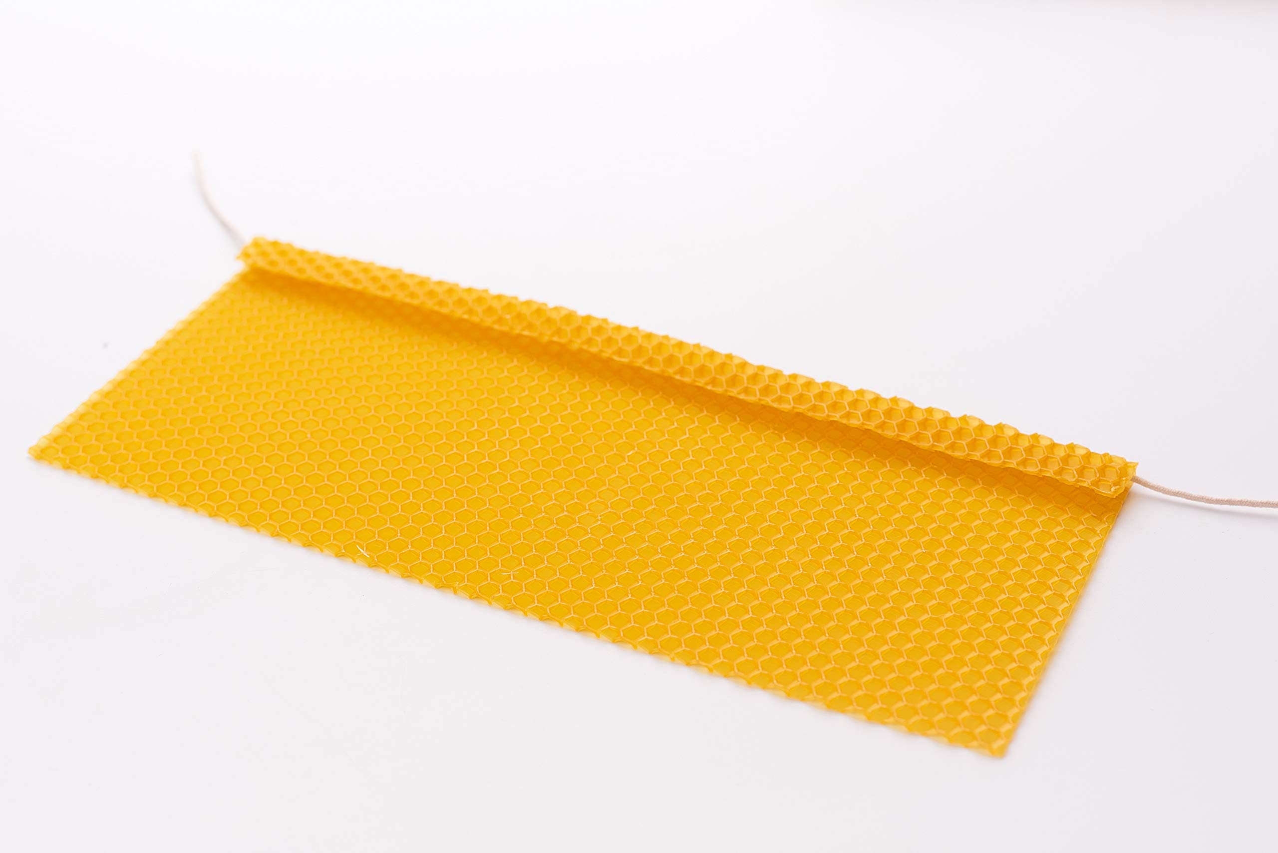 Premium Beeswax Candle Making Kit - DIY Natural Beeswax Candles with 18 Large Yellow Beeswax Sheets (10x5 Inches) for Home Decor, Gifts & Relaxation
