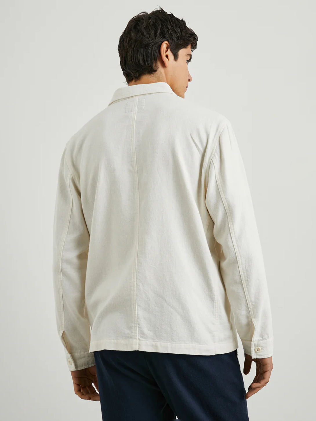 Ambrose Jacket for Men - Lightweight Waterproof Windbreaker Ecru - Perfect for Hiking, Travel & Outdoor Adventures