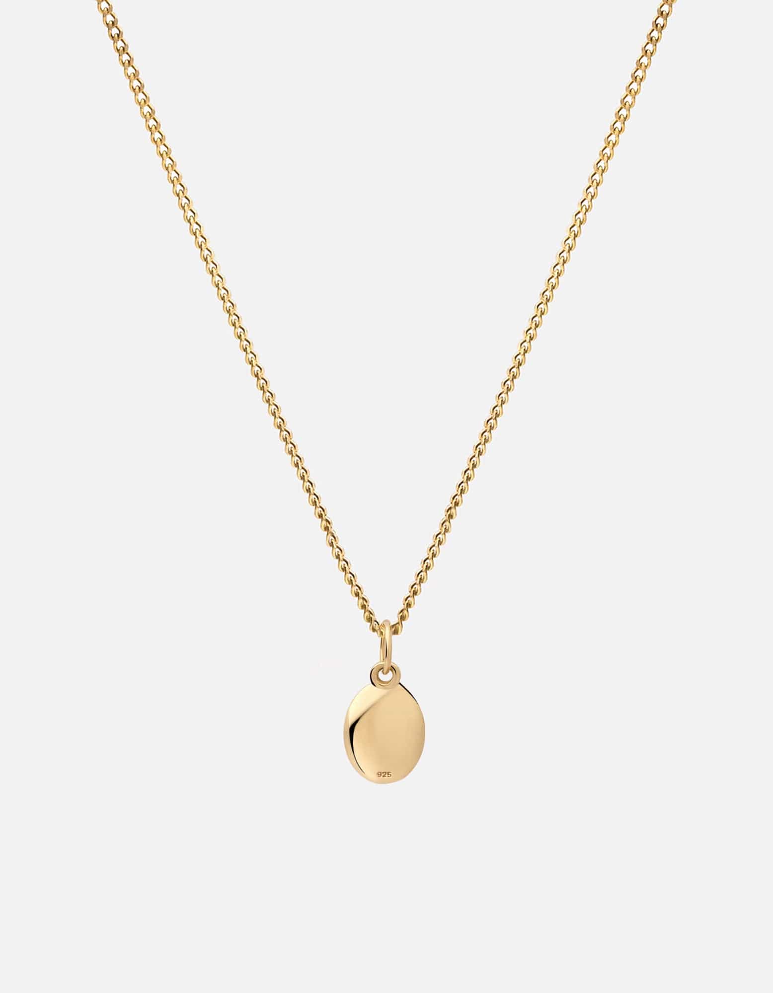 Elegant Gold Vermeil Portal Necklace with Green Accent - Perfect for Everyday Wear & Special Occasions