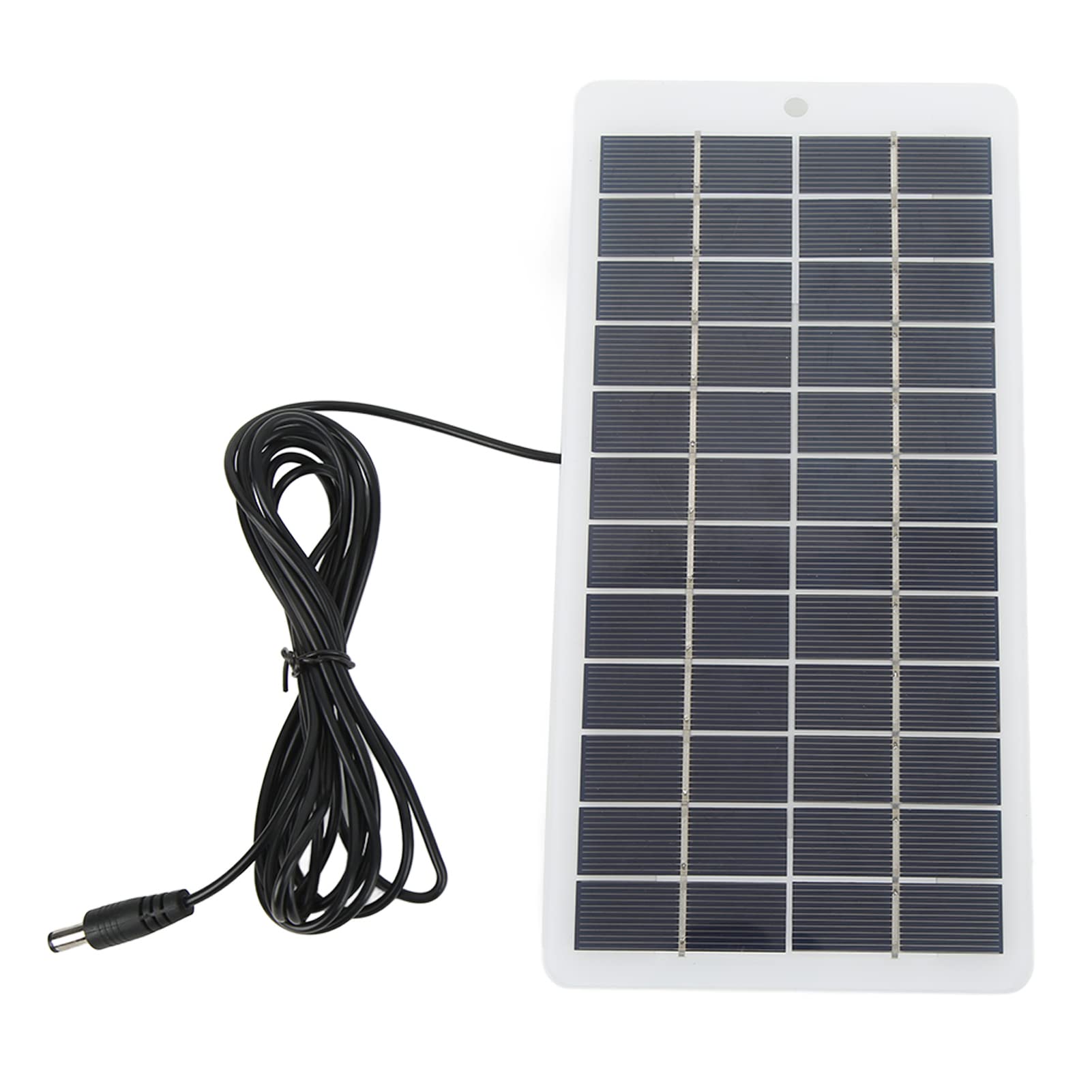 5W 12V Portable Solar Panel - High Efficiency Polycrystalline Solar Charger with DC Output for Emergency Lights, Camping, RV, Boats & Off-Grid Power Systems | Waterproof & Durable Solar Module for Outdoor Use