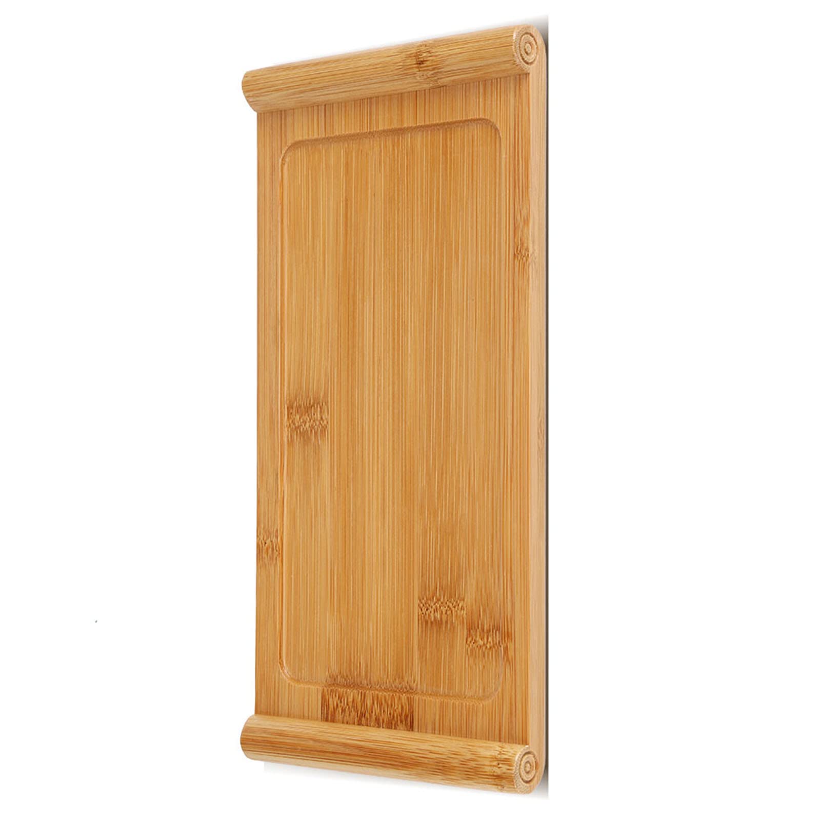 Wooden Serving Tray with Handles - Breakfast in Bed & Coffee Table Decor for Home