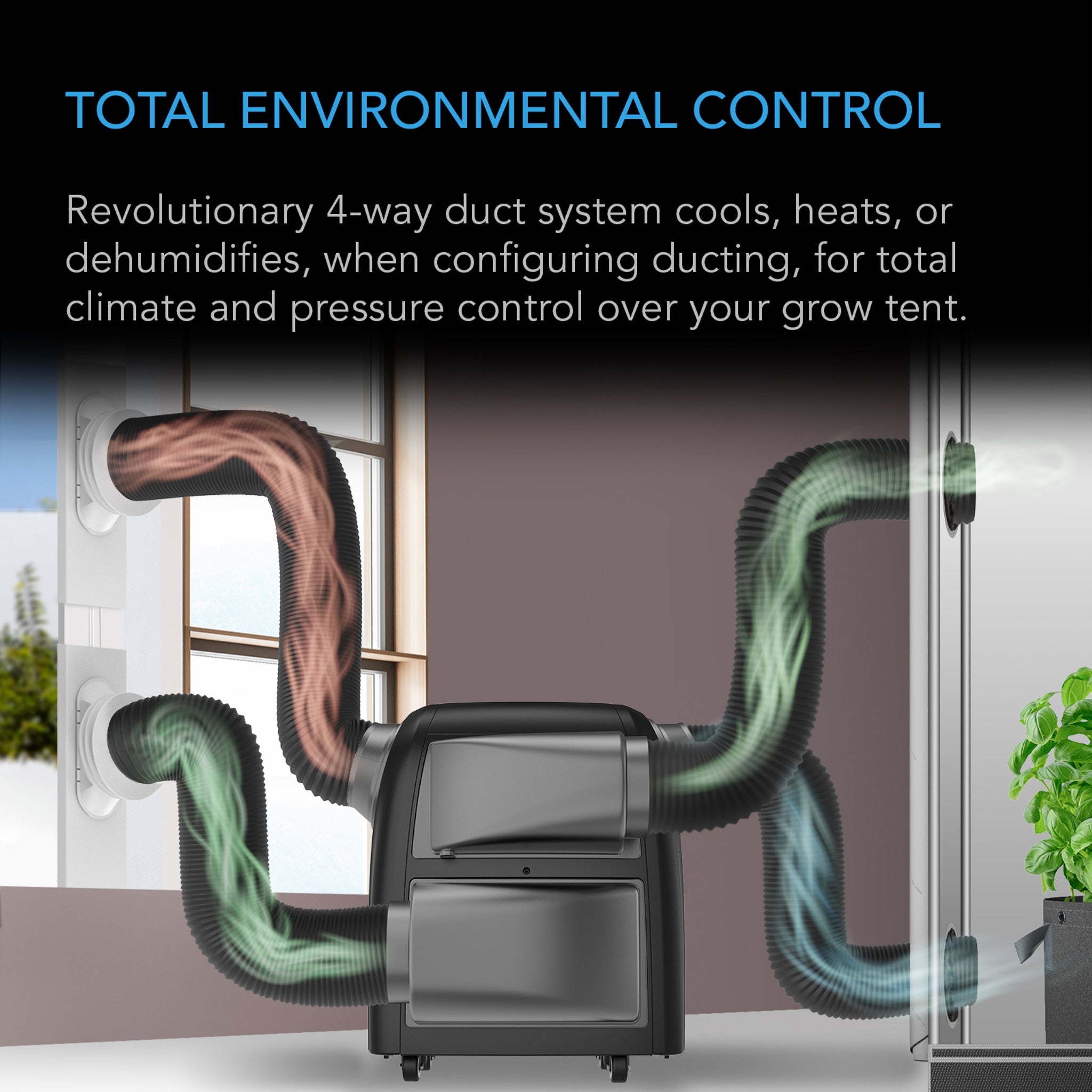 Multi-Functional Terraform 7 Portable Air Conditioner - Cooling, Heating & Dehumidifier | Perfect for Home, Office & Small Spaces (Not Available in Australia)
