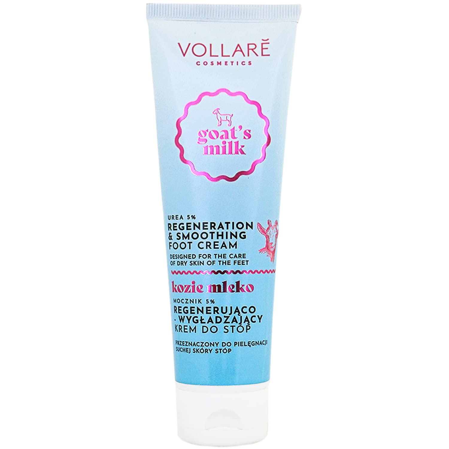 Urea Foot Cream for Dry & Cracked Heels - Intensive Moisturizing Treatment with Goat Milk Proteins - Travel Size Foot Lotion for Soft, Smooth Feet | Perfect for Daily Foot Care, Cracked Heel Repair & On-the-Go Hydration