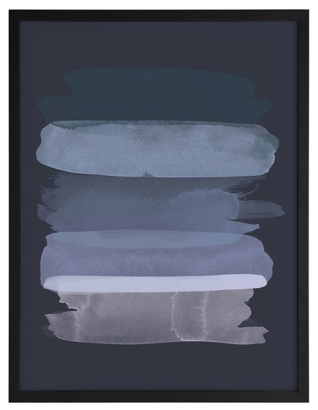 Elegant Black Satin Framed Wall Art Print - Perfect for Living Room, Bedroom & Office Decor