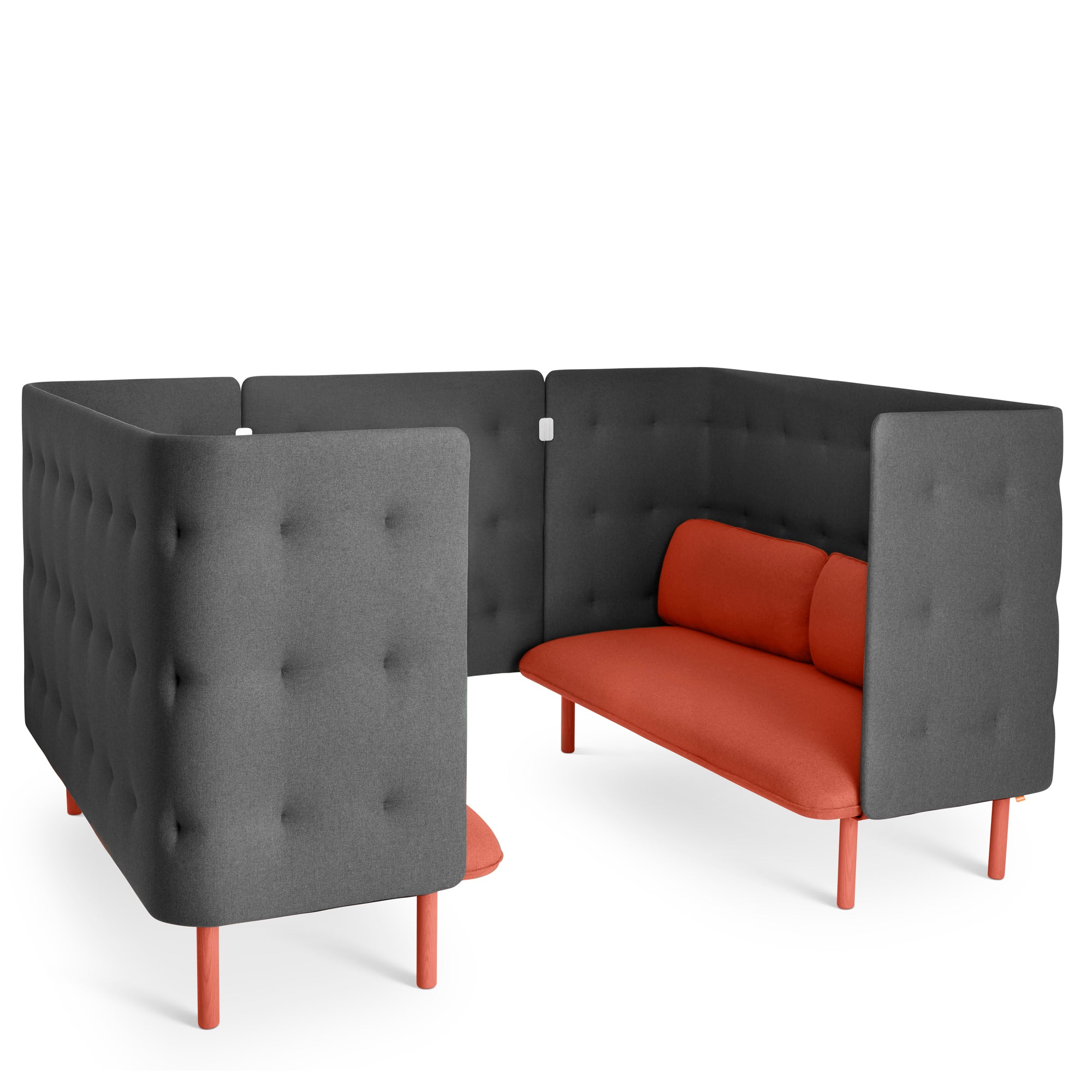 QT Privacy Lounge Sofa Booth - Comfortable Secluded Seating for Home, Office & Waiting Areas - Perfect for Relaxation, Reading & Private Conversations