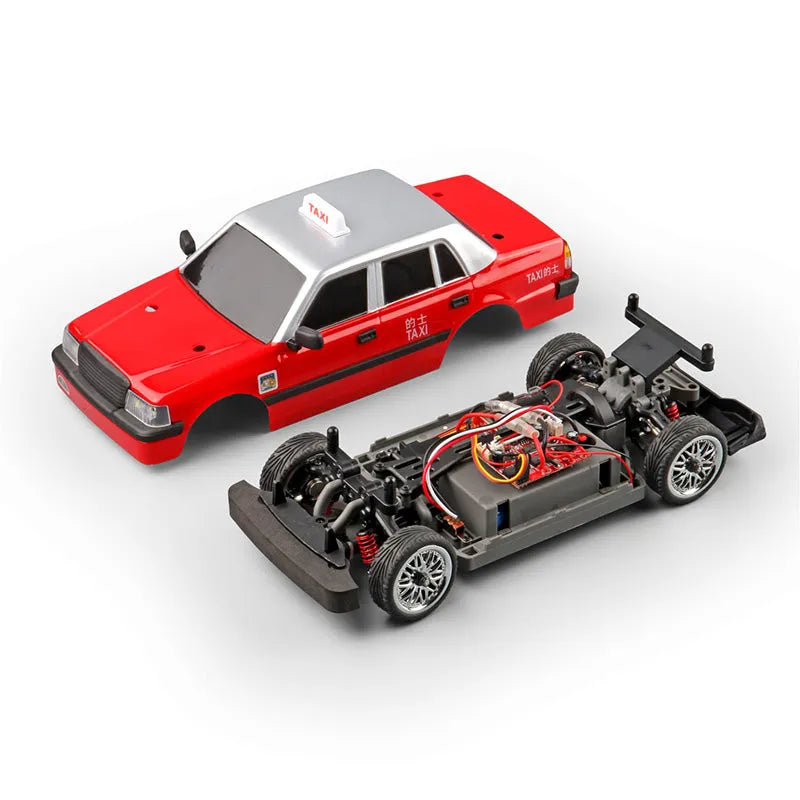 MNRC MN38 1/16 Scale 35km/h High-Speed Drift Remote Control Car - Hong Kong Taxi Model - Perfect for RC Racing, Drifting Competitions & Collectors Display