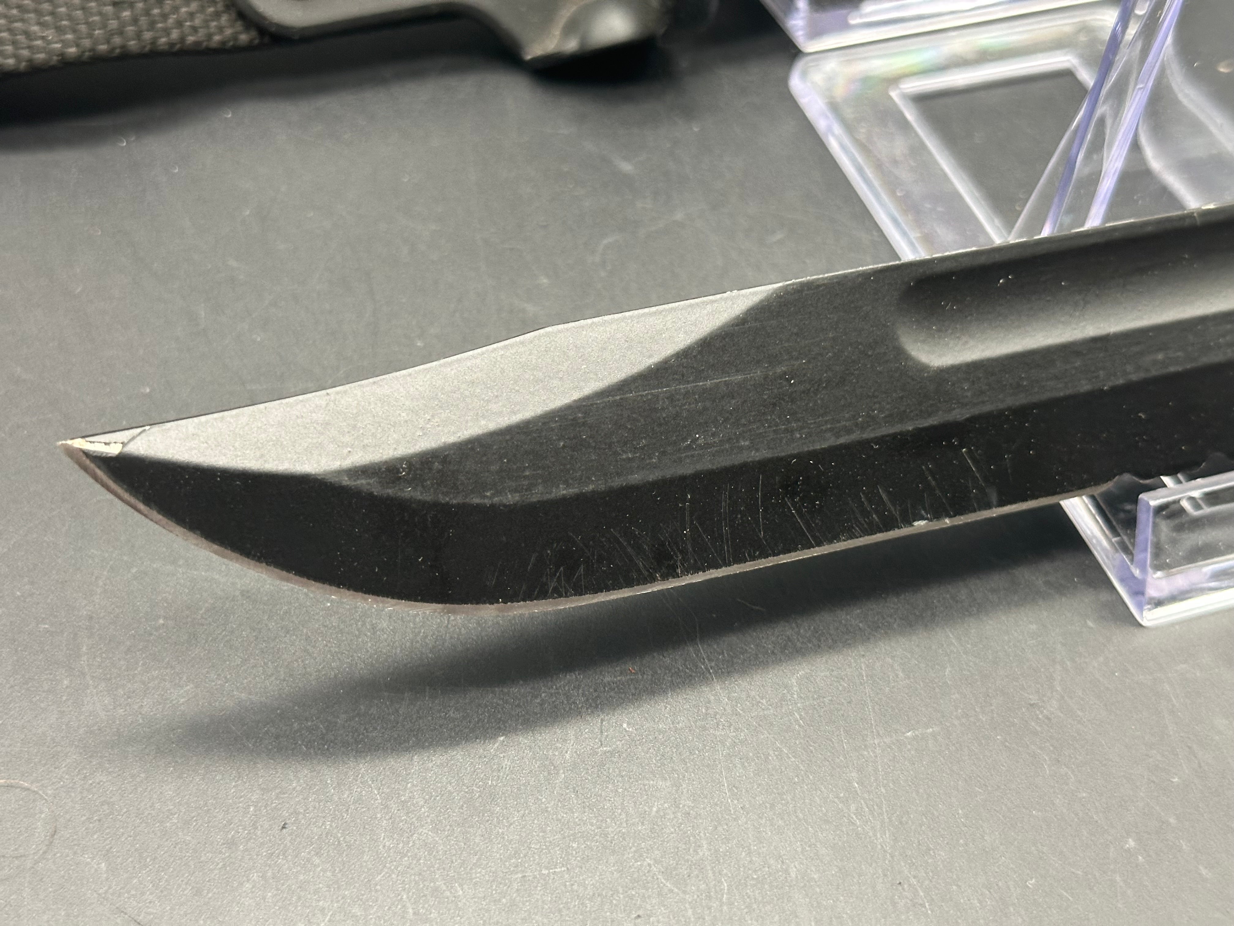 KA-BAR 1281 D2 Steel Fighting & Utility Knife - Tactical Survival, Outdoor Camping, Hunting & EDC Knife