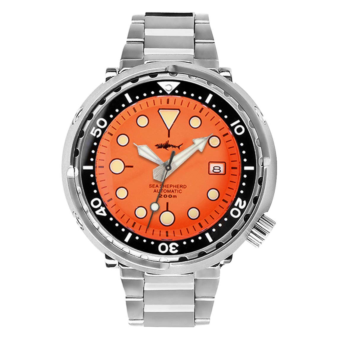 AMOY Men's Automatic Diving Watch - Luxury Self-Winding Mechanical Wristwatch with 20Bar Water Resistance, BGW9 Luminous & Sapphire Crystal - Perfect for Scuba Diving, Swimming and Outdoor Sports