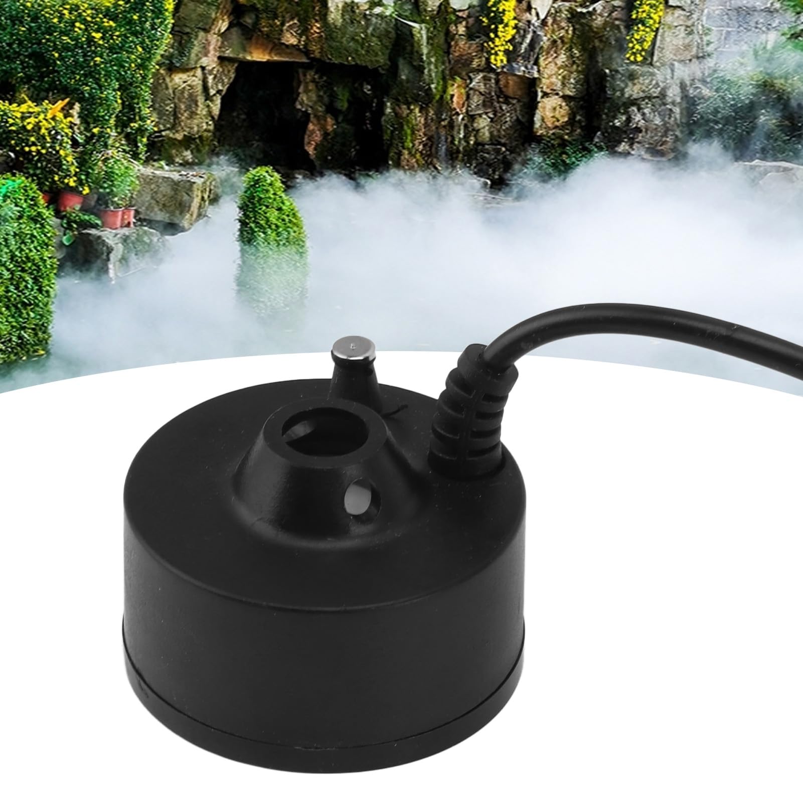 5V Waterproof Mini Mist Maker Fogger - Ultrasonic Humidifier for Water Fountains, Ponds & Home Decor | Perfect for Halloween, Christmas Holiday Decorations & Indoor Relaxation Spaces