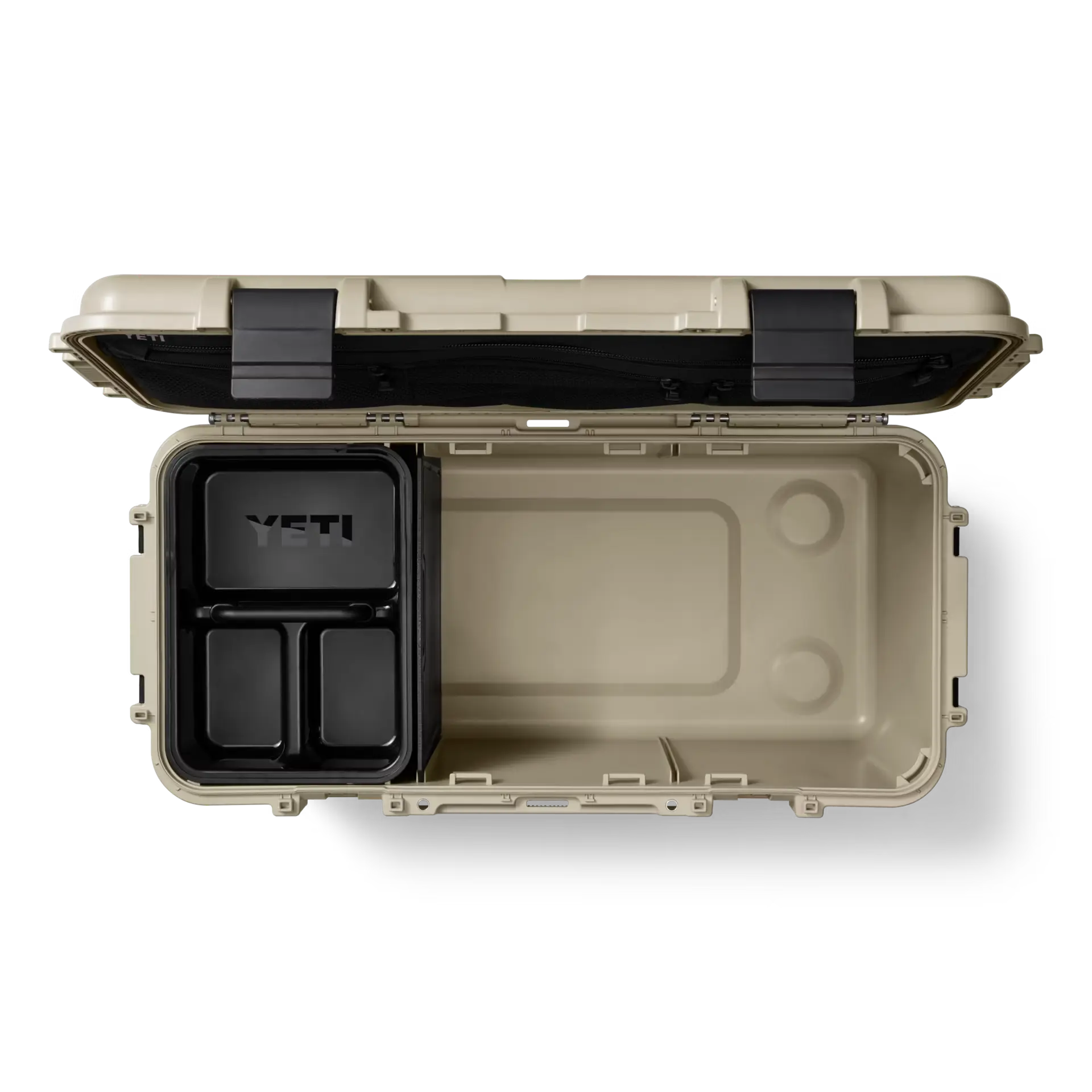 LoadOut GoBox 60 Tan - Heavy Duty Waterproof Storage Box for Camping, Hiking & Outdoor Gear - Perfect for Truck Bed, ATV & Off-Road Adventures