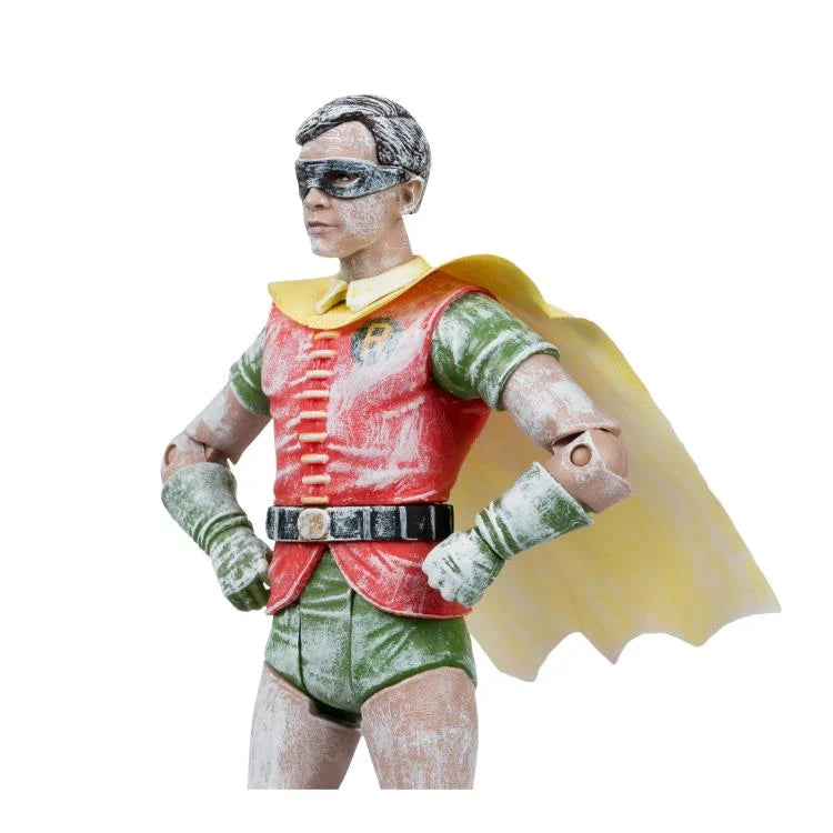 DC Retro Batman 66 TV Series Action Figure - Classic Wax Robin Collectible Toy for Superhero Fans | Perfect for Display, Gifts & Nostalgic Collections
