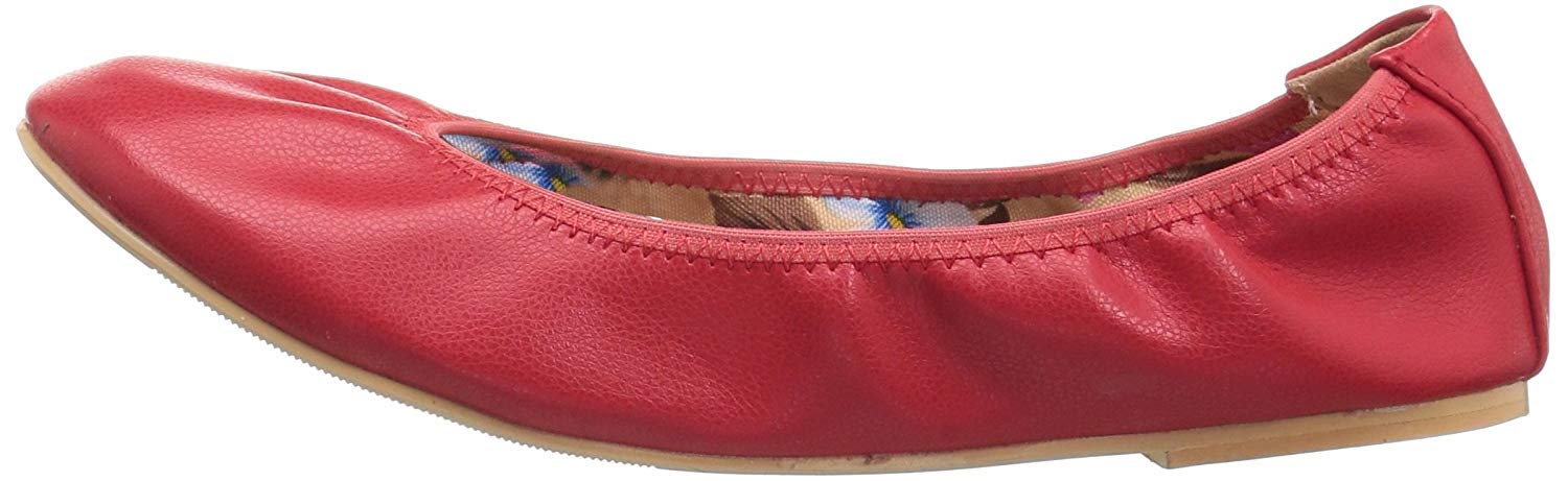 Journee Collection Women's Comfortable Ballet Flats - Lightweight Slip-On Shoes for Work, Travel & Everyday Wear