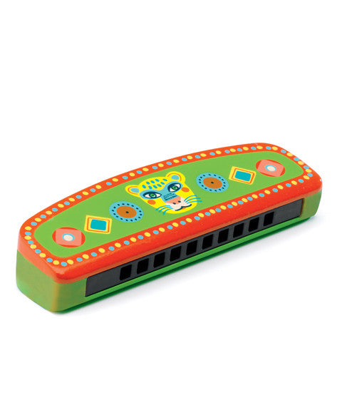 Animambo Harmonica - 10 Hole Diatonic Blues Harmonica for Kids & Adults - Perfect for Beginners, Music Lovers & Travel - Great for Gifts, Parties & Outdoor Adventures