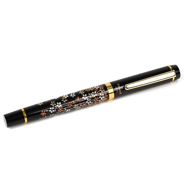 Premium Yamanaka Maki-e Urushi Lacquer Fountain Pen - Handcrafted Cherry Blossom Design for Writing Enthusiasts & Collectors | Elegant Gift for Graduation, Business, Calligraphy & Special Occasions