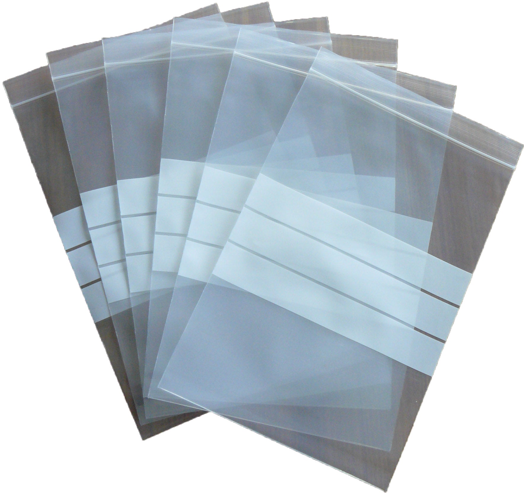 Premium Press Seal Bags with Write-On Panels - 100 Micron Thick | Food Storage, Organizing & Shipping Supplies for Home, Office & Business Use