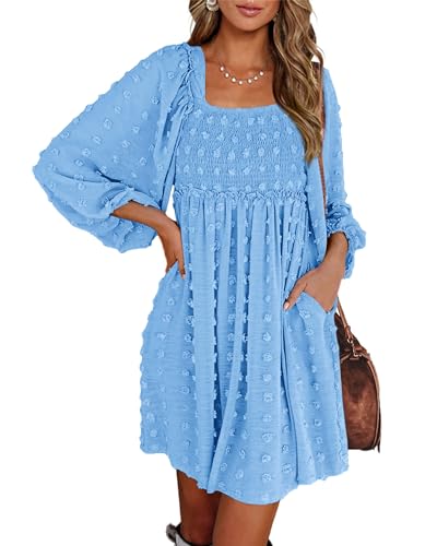 Swiss Dot Blue