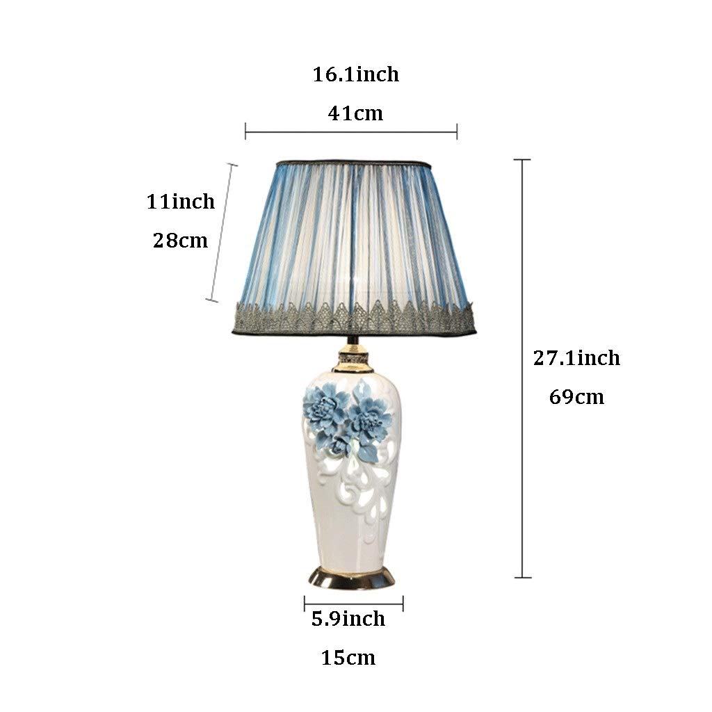 Elegant White Ceramic LED Desk Lamp - 360° Adjustable Multifunctional Table Light for Bedroom, Living Room, Office & Cafe Decor