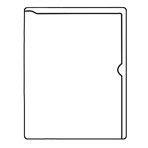 StoreSMART 10-Pack Heavy Duty Maroon Plastic Paperwork Organizers with Clear Front - Office File Folders for Documents, Receipts & Bills - Perfect for Home, Office & School Organization