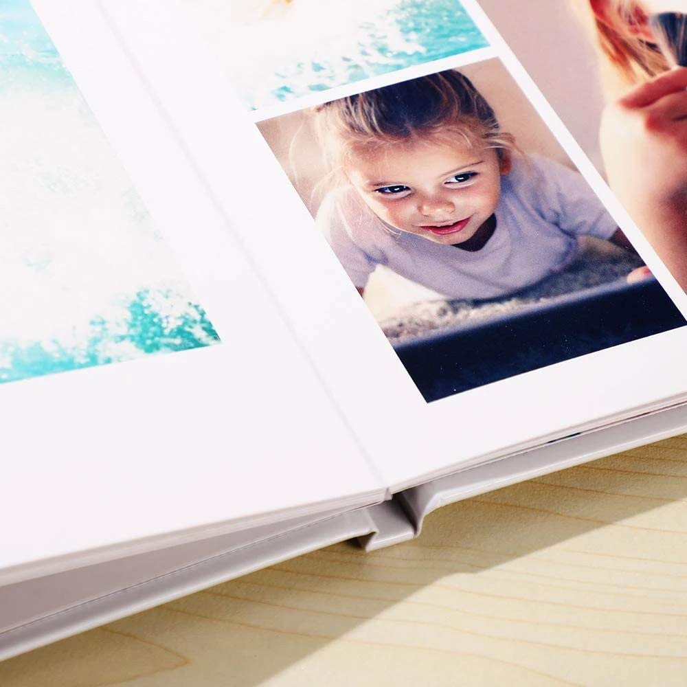 Custom 3D Printed Photo Album Book - Personalized Wedding Anniversary & Baby Memory Gift - 4x4 Inch Keepsake for Couples & Families - Perfect for Home Decor, Travel Scrapbooking & Special Occasions