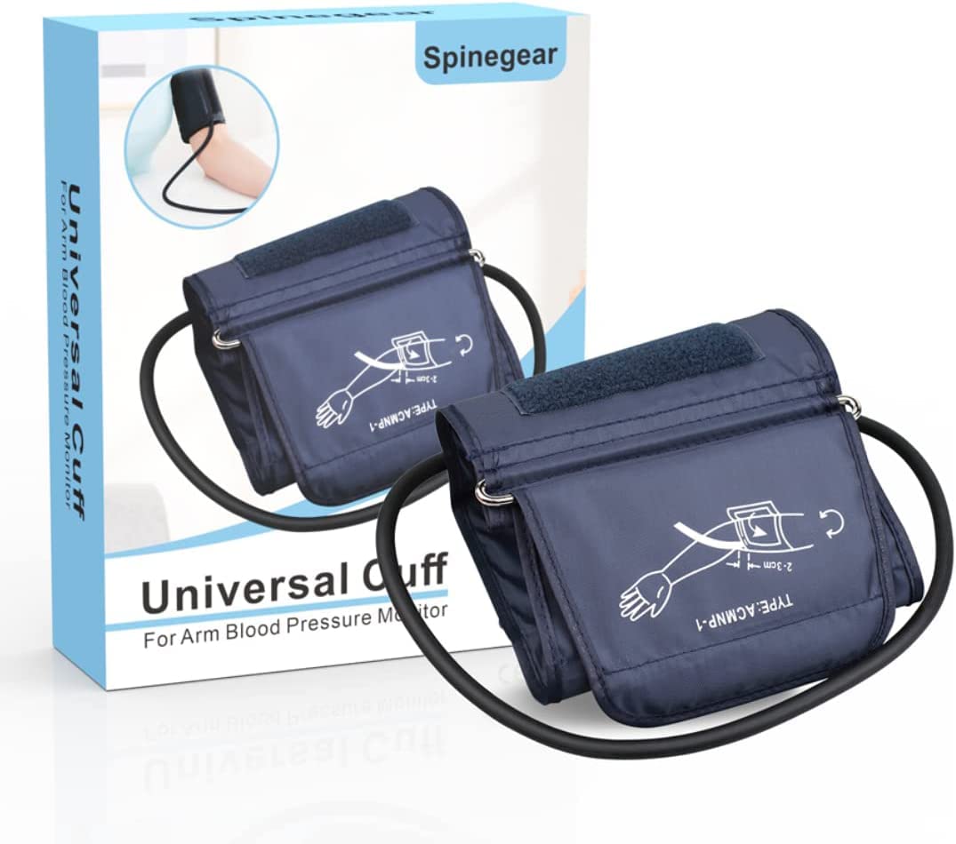 Universal Replacement Blood Pressure Cuff (15-26cm) for Upper Arm Digital BP Monitor - Small Size with 5mm Replaceable Connector | Ideal for Home Health Monitoring & Doctor's Office Use