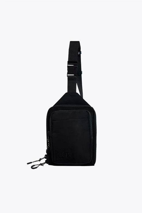 Premium Black Sport Sling Bag - Lightweight & Durable Crossbody Sling Pack for Running, Hiking, Travel & Everyday Use