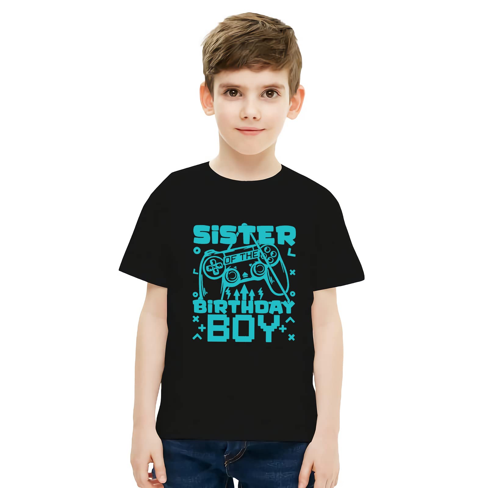 Fun Gaming T-Shirts for Boys - Youth Short Sleeve Gamer Tee (Size 5T-10T) - Perfect for Birthday Parties & Video Game Lovers