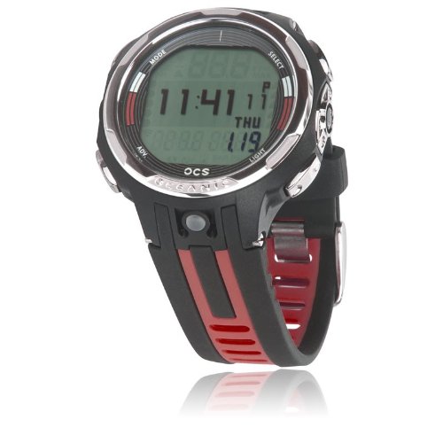 Oceanic OCS Scuba Dive Computer Wrist Watch - Professional Dive Computer for Scuba Diving, Snorkeling & Freediving - Waterproof Digital Depth Gauge with Backlight for Underwater Adventures