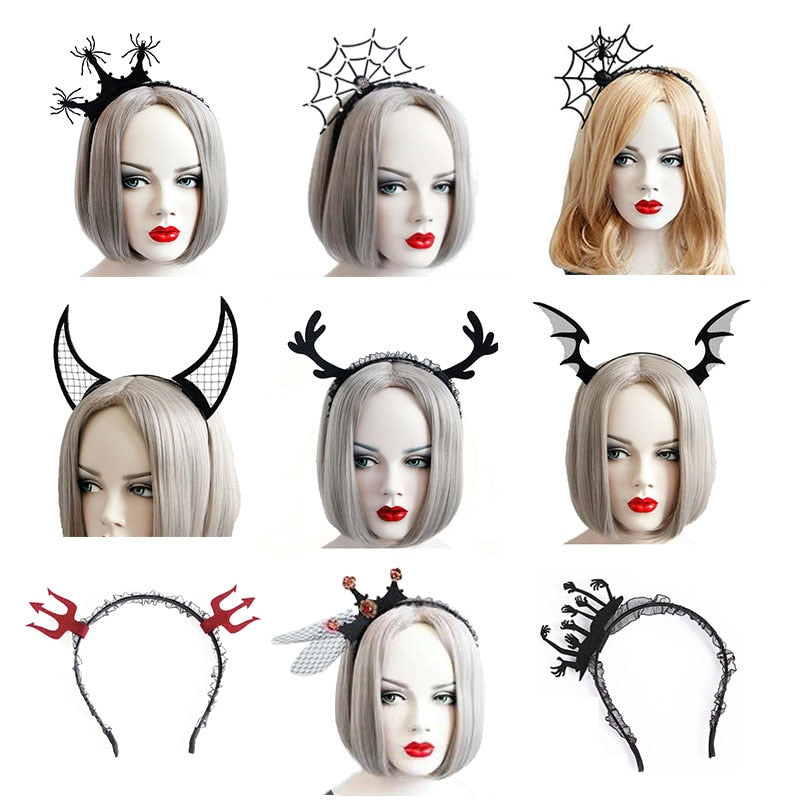 Funny Halloween Headbands for Adults & Kids - Spooky Costume Accessories for Parties & Trick or Treating