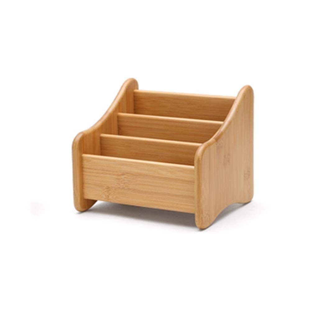 SHYPT Large Bamboo Makeup Organizer with Drawer - Spacious Cosmetic Storage & Bathroom Display Shelf - Easy Assembly - Perfect Gift for Mom & Wife - Ideal for Vanity, Dresser & Bathroom Organization