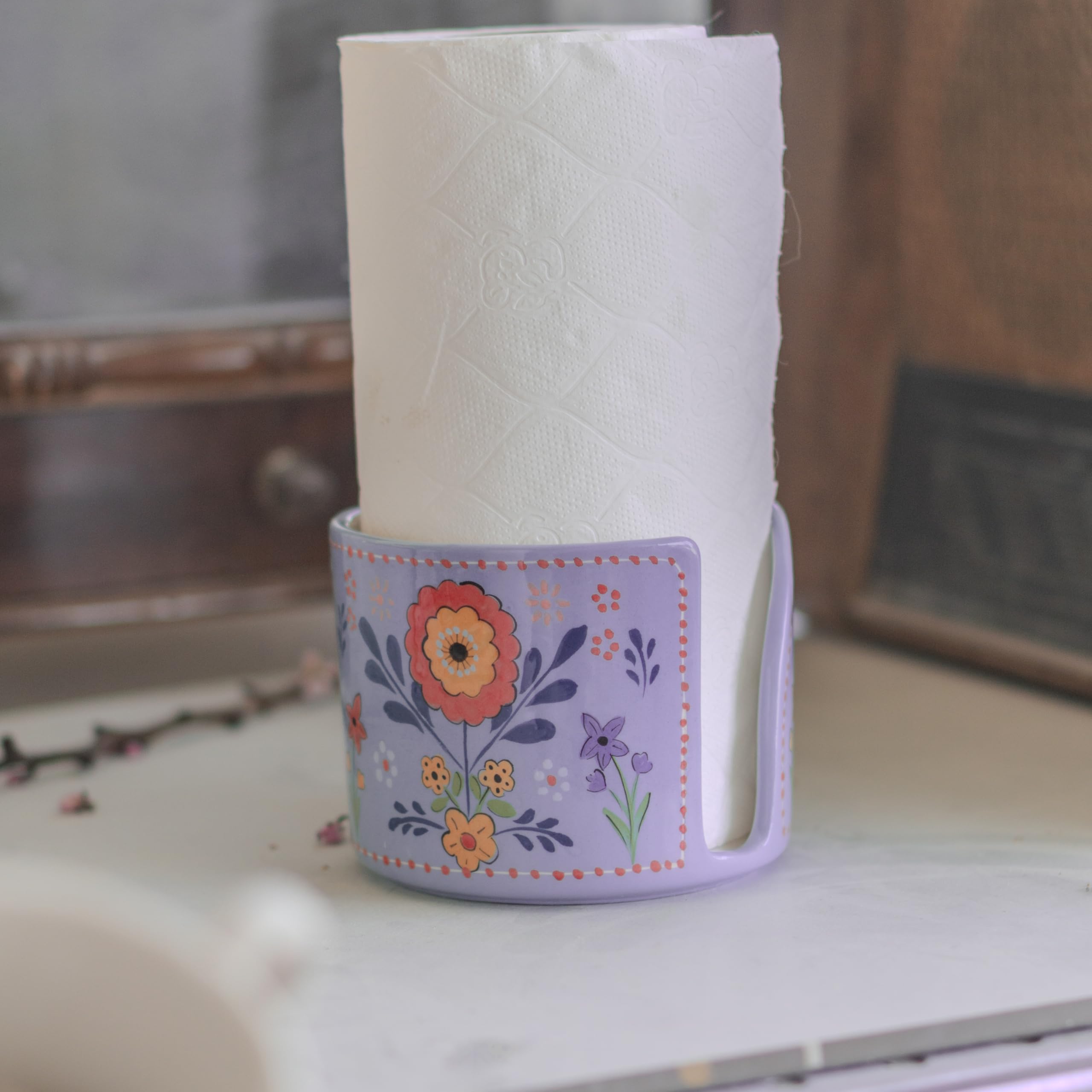 Ceramic Paper Towel Holder - 6