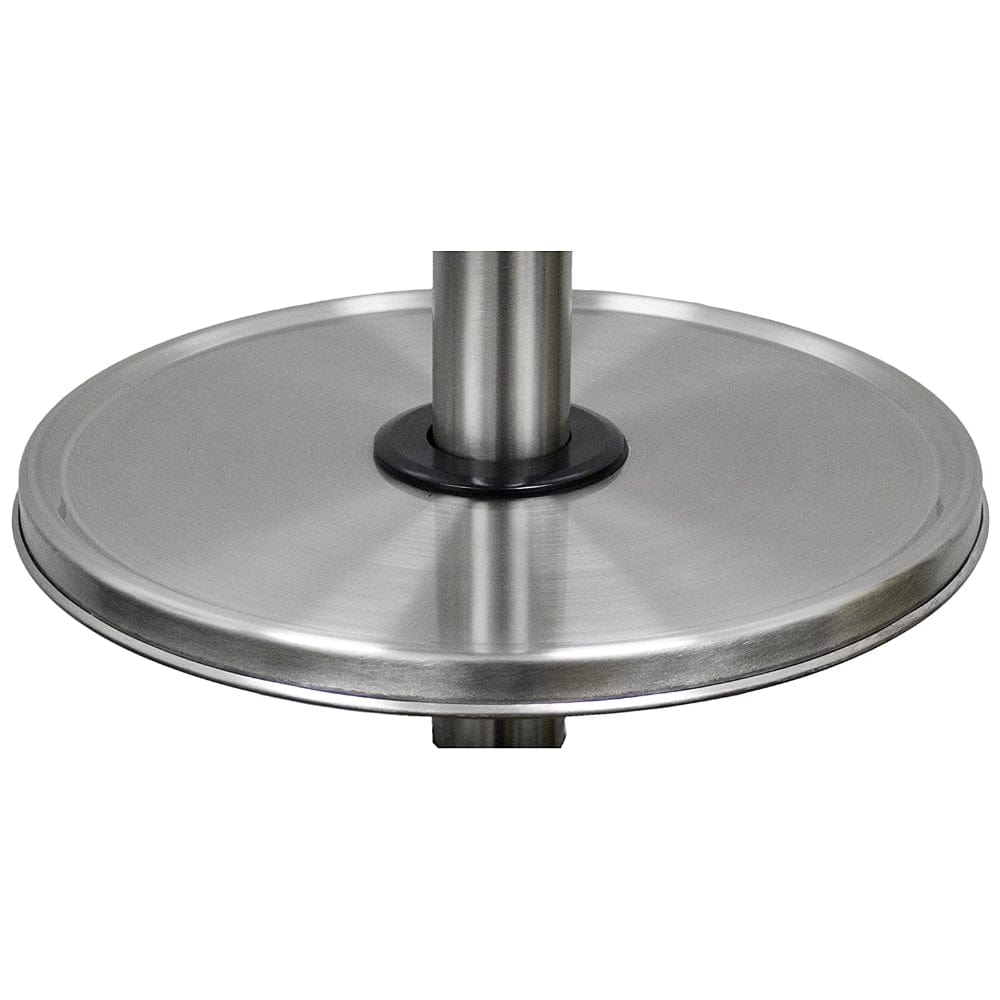 RADtec Stainless Steel Table for Real Flame Fire Pits - Durable Outdoor Patio Furniture for Backyard, Deck, and Garden Use