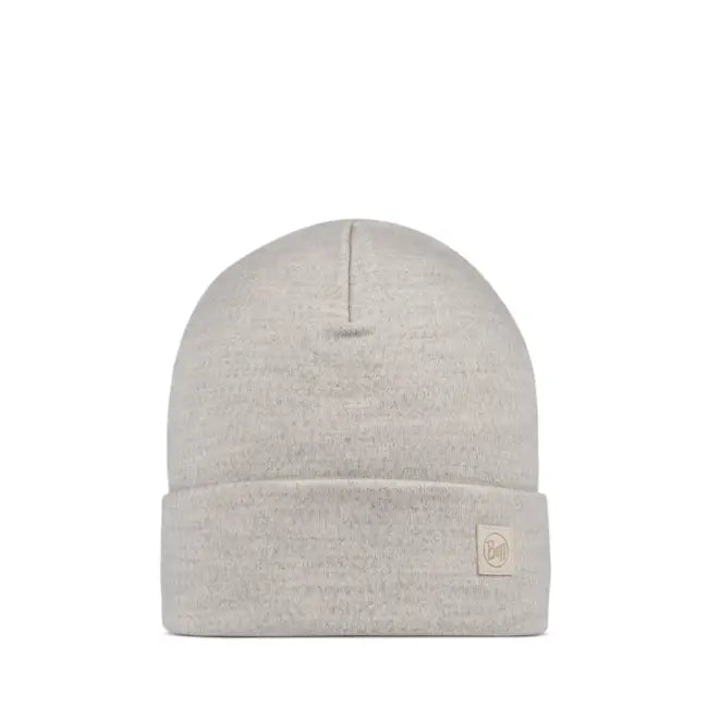 BUFF Merino Heavyweight Beanie - Solid Cloud Color Winter Hat for Men & Women - Perfect for Skiing, Snowboarding & Outdoor Activities