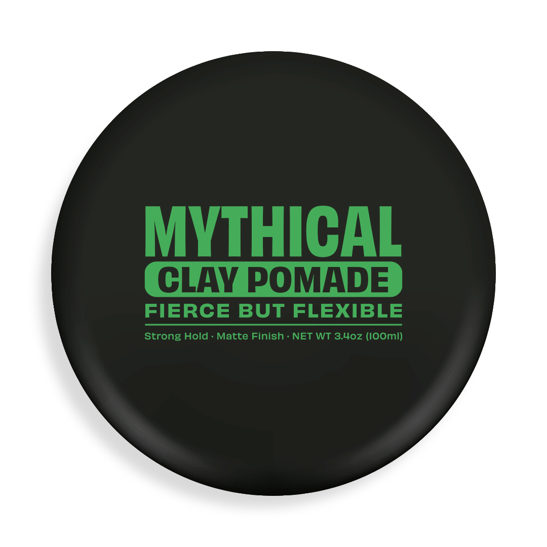Premium Matte Clay Pomade for Men - Strong Hold & Natural Finish - Styling Wax for Textured, Messy & Sleek Hairstyles - Perfect for Everyday, Work & Special Occasions