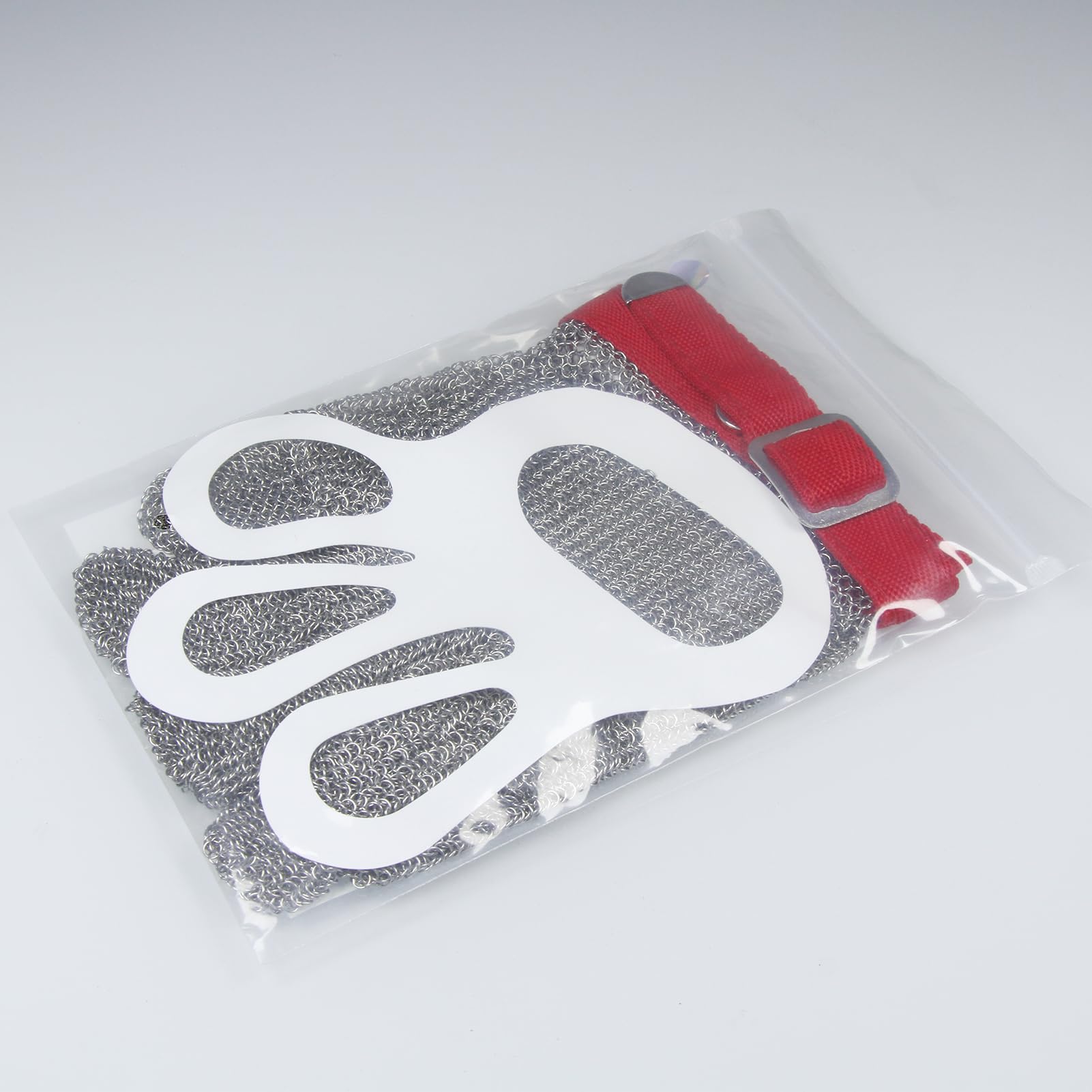 Stainless Steel Cut Resistant Gloves - 304 Stainless Steel Wire Work Gloves for Kitchen, Construction & Industrial Safety - Anti-Slash Protective Gloves for Butchers, Chefs & Handyman