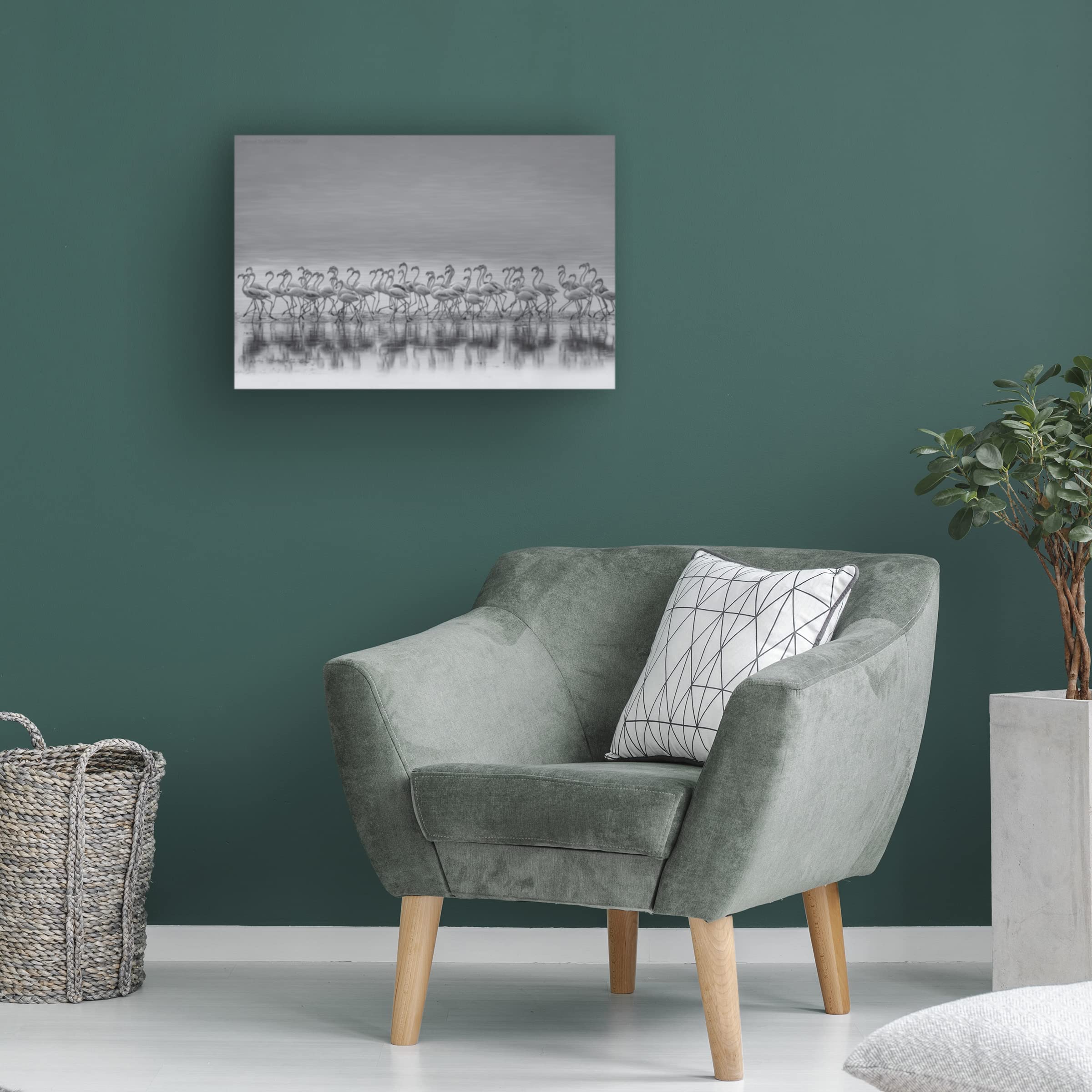 Trademark Fine Art 'Comrades' Canvas Wall Art by Ahmed Thabet - Modern Home Decor for Living Room, Bedroom & Office