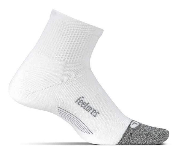 Feetures Elite Ultra Light Quarter Running Socks - Breathable & Cushioned for Marathon, Trail & Workout Performance