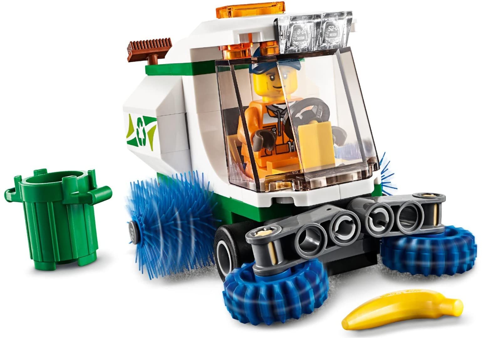 LEGO 60249 City Great Vehicles Street Sweeper Toy Truck - Fun Construction Vehicle Playset for Kids, Perfect for Pretend Play & City Building Scenes