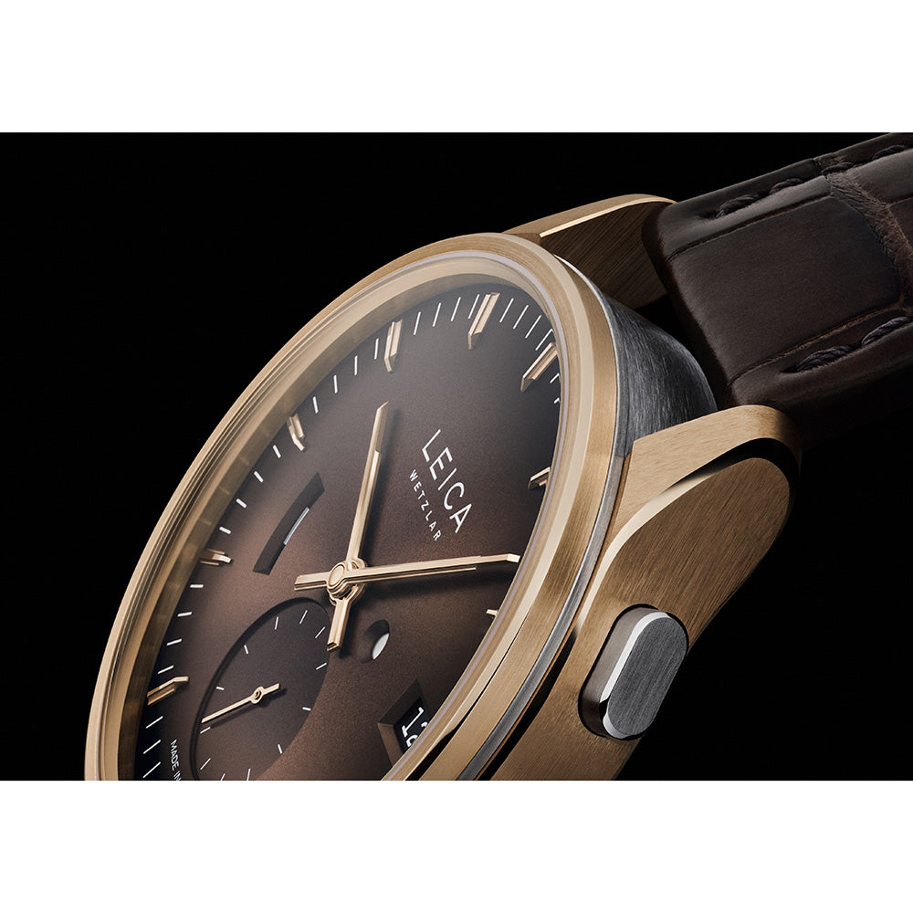 Leica ZM 1 Gold Limited Edition Watch - Luxury Swiss Automatic Movement for Men - Perfect for Business Meetings & Formal Events