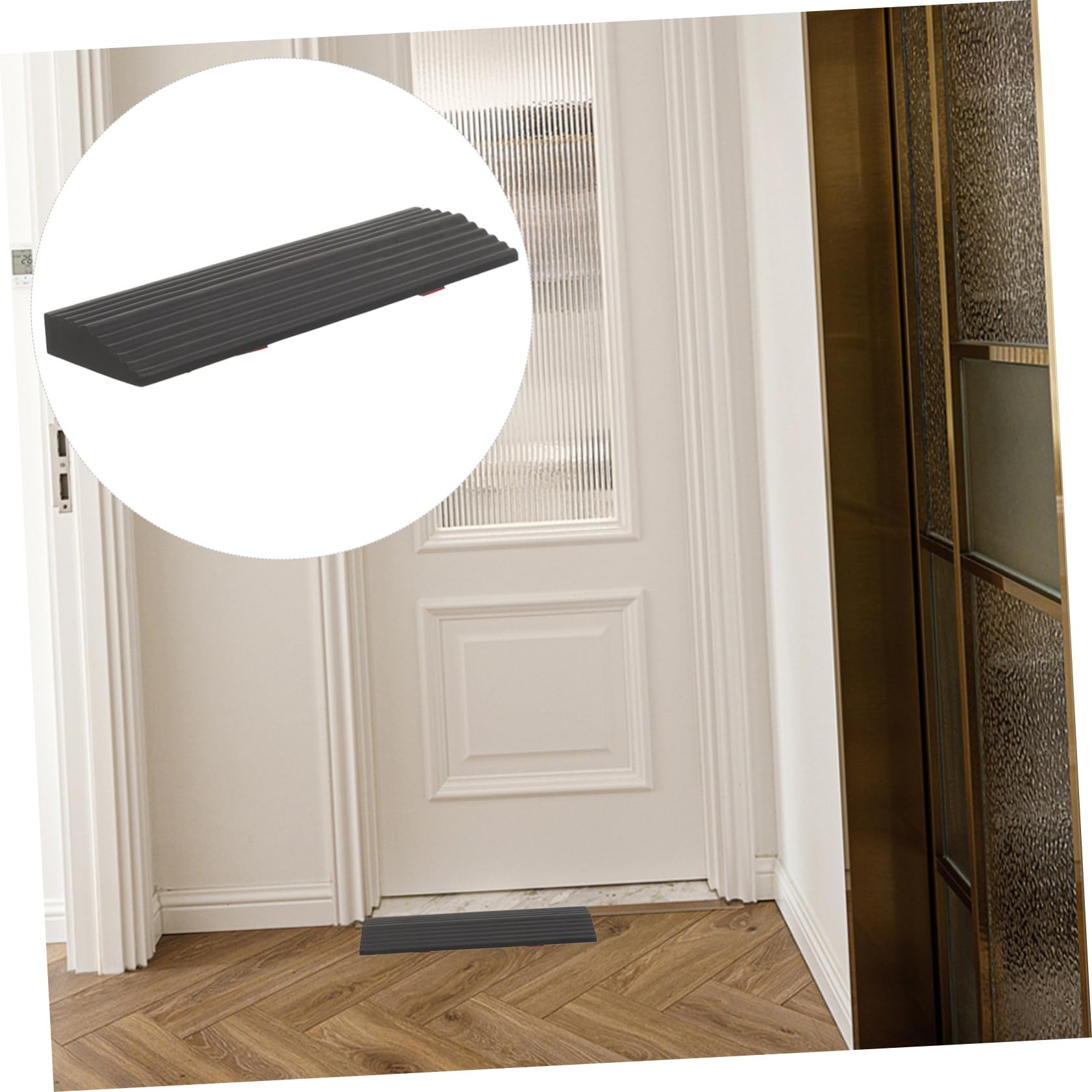 Portable Threshold Ramp for Robot Vacuums - Indoor Slope Mat for Easy Home Access - Durable Entry Ramp for Wheelchairs, Walkers & Mobility Scooters - Perfect for Doorways, Steps & Uneven Surfaces