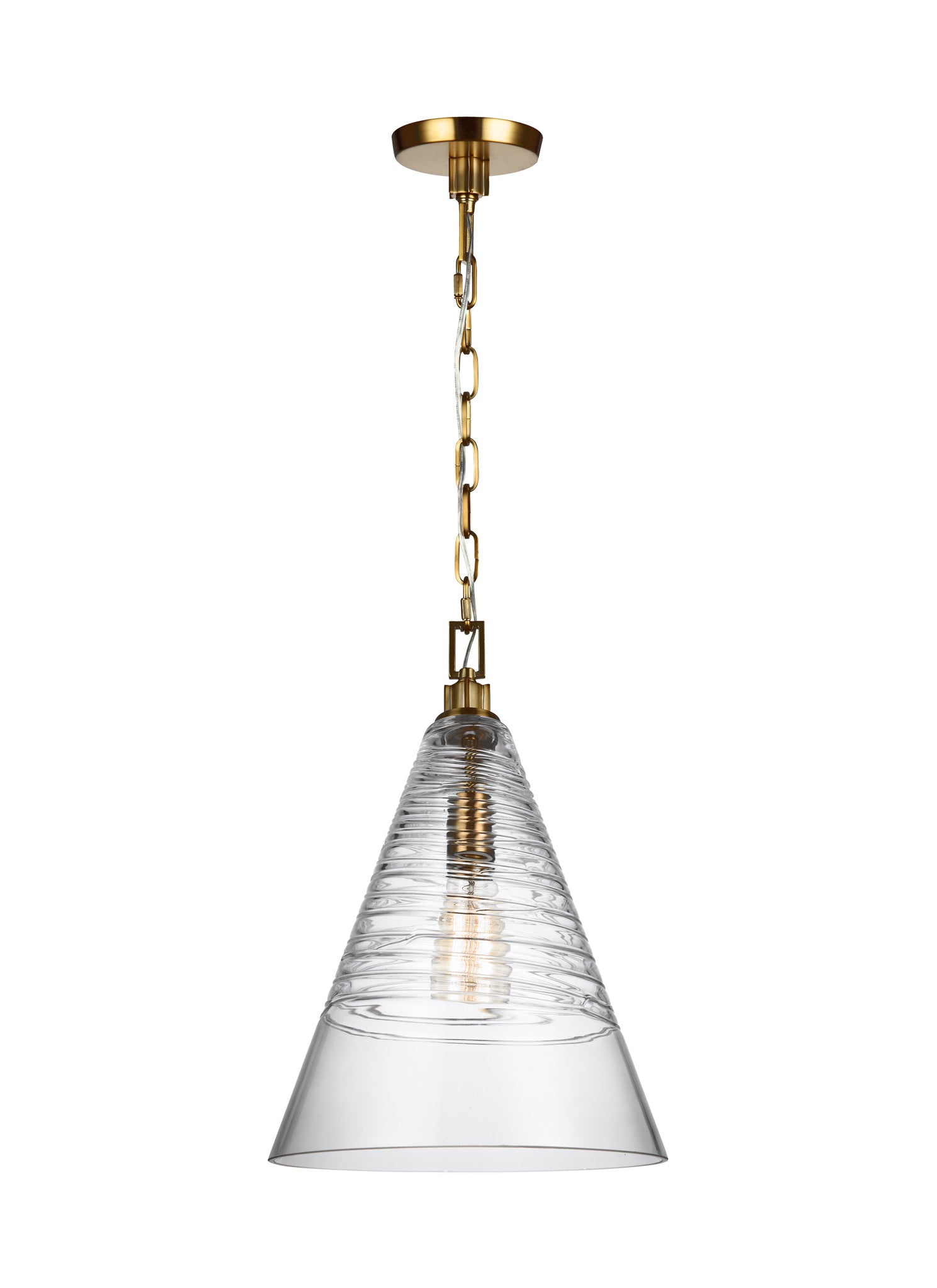 Draper Cone Pendant Light - Modern Industrial Ceiling Fixture for Dining Room, Kitchen, or Living Room Lighting