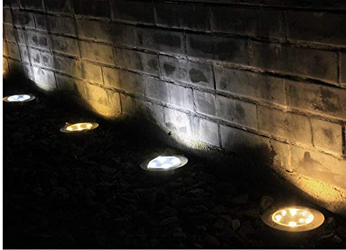 VARWANEO Solar LED Landscape Path Lights - Waterproof Outdoor Garden Lights for Lawn, Yard, Walkway & Driveway | Energy-Efficient Ground Lighting for Beautiful Nighttime Ambience