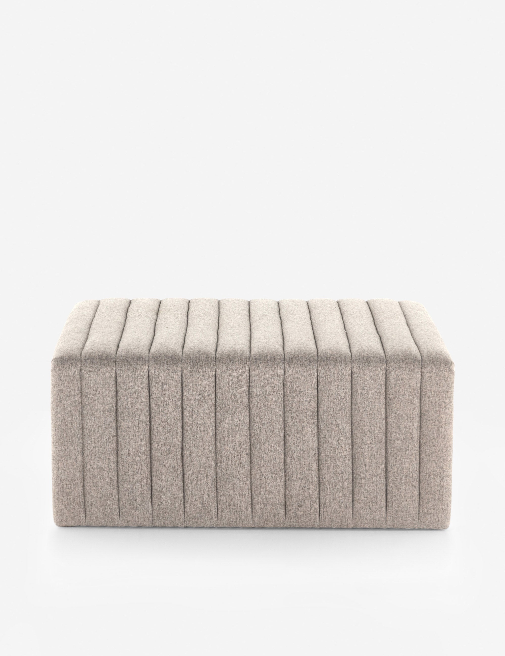 Gavin Square Ottoman Stool - Modern Storage Footrest Pouf with Removable Cover, Perfect for Living Room, Bedroom & Nursery - Versatile Home Decor & Extra Seating Solution