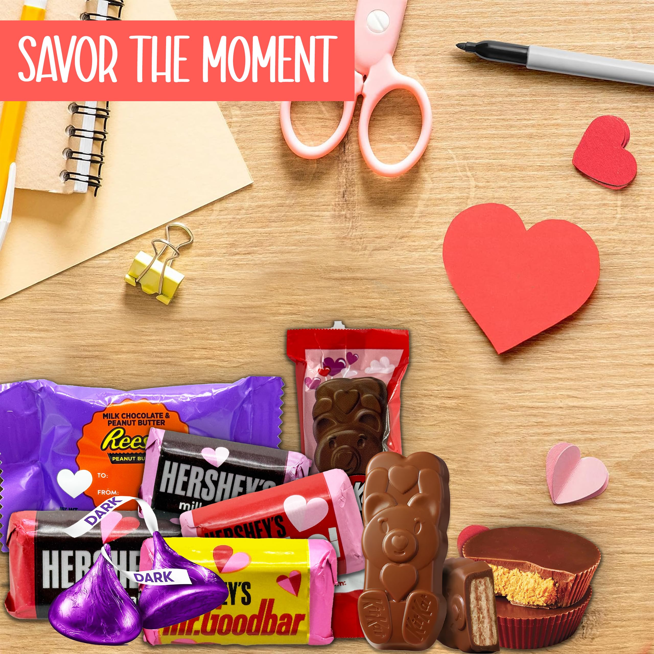 Valentine's Day Bulk Chocolate Candy - 5lb Assorted Individually Wrapped Heart Shaped Milk Chocolates for Classroom Parties, Friendship Exchanges & Gift Giving - Red & Pink Candy Mix with Twizzlers - Perfect for School Events, Office Celebrations & Romantic Gifts