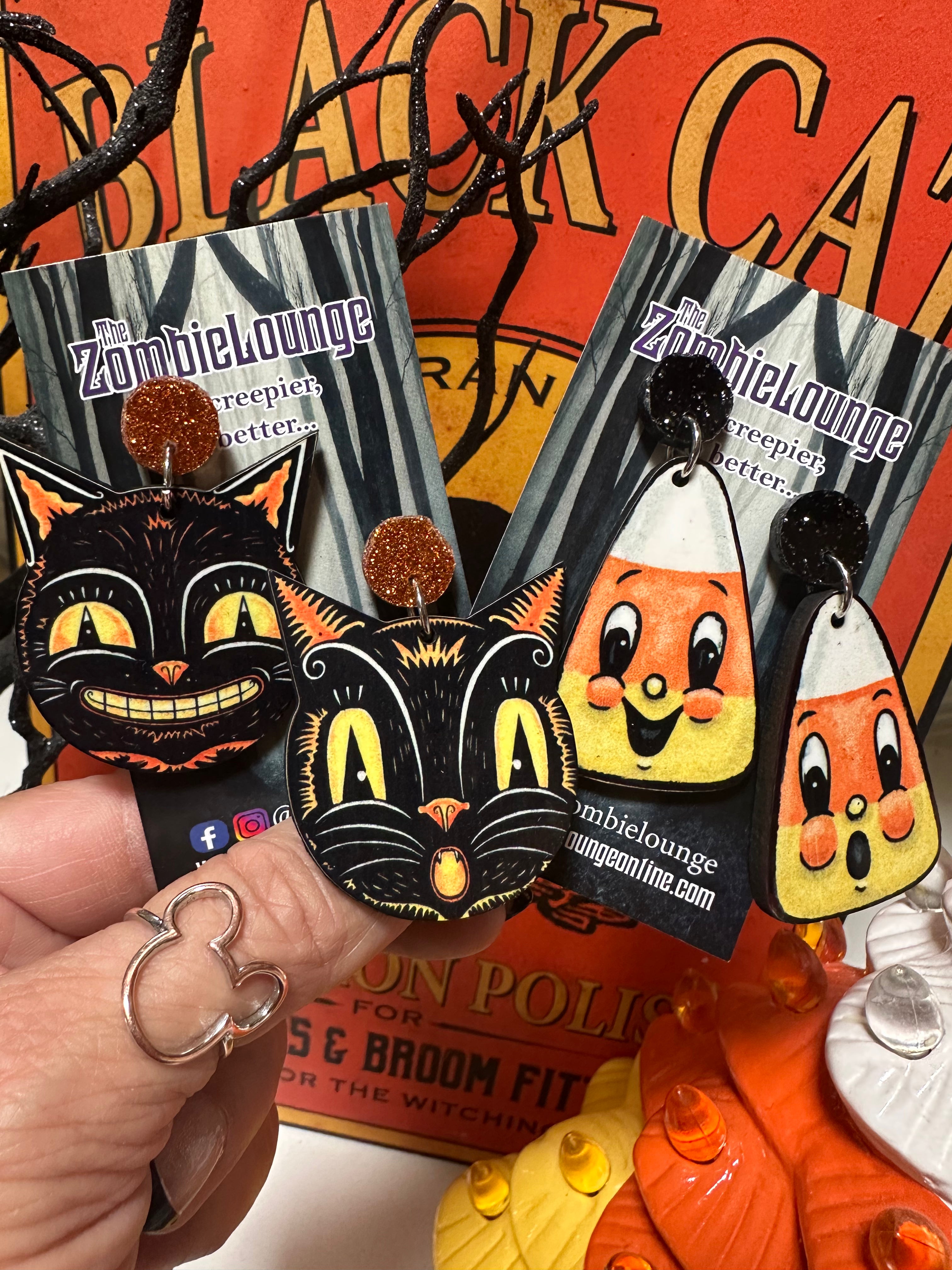 Johanna Parker Halloween Earrings - Spooky & Stylish Dangle Earrings for Women | Perfect for Halloween Parties, Costumes & Festive Outfits