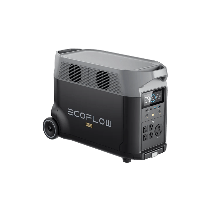 EcoFlow DELTA Pro 7200Wh 3600W Portable Power Station with Extra Battery & 200W Solar Panel Kit - Solar Generator for Home Backup, Camping, RV, Outdoor Adventures, Emergency Power Supply