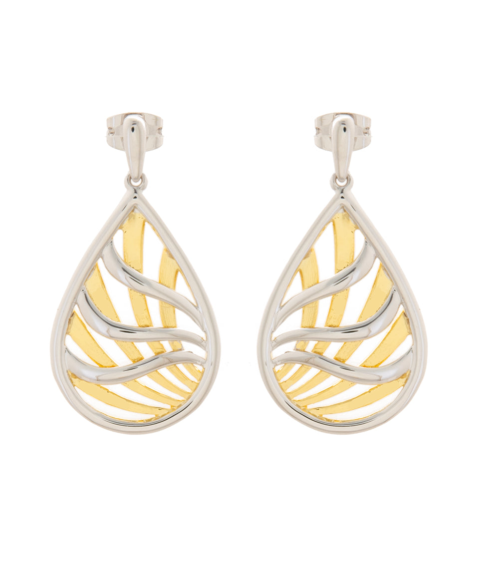 Elegant Seaweed Teardrop Earrings for Women - Handmade Boho Dangle Earrings - Perfect for Beach Weddings, Summer Parties & Boho Fashion Accessories