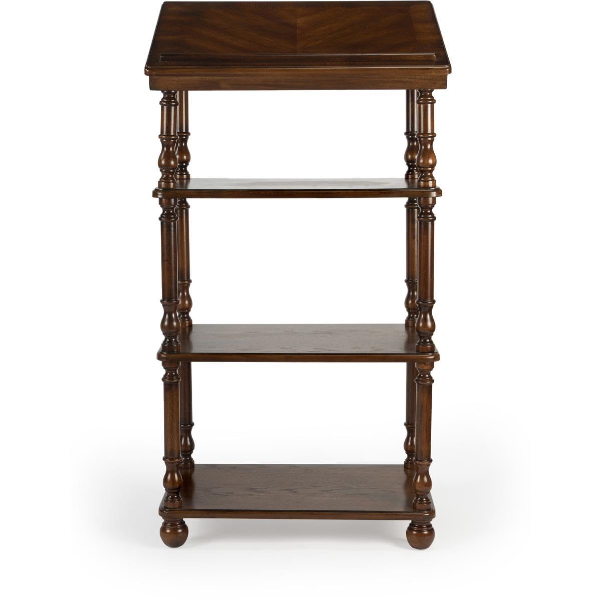 Vintage Oak Library Stand - Butler Alden Style - Perfect for Home Office, Study Room & Classic Book Display